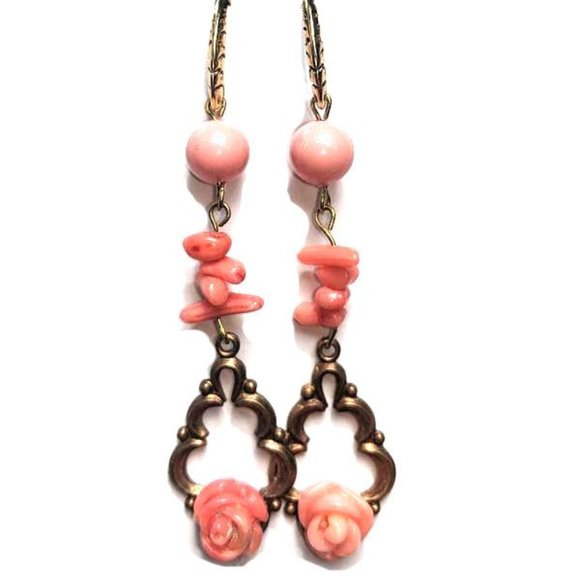 Sugar Gay Isber Jewelry Collection Swarovski Pearls Dangling Earrings - Picture 1 of 1